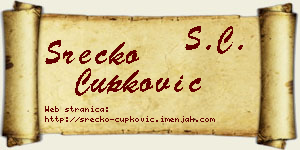 Srećko Čupković vizit kartica